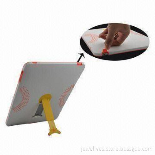 Case for Apple's iPad, Made of Silicone and Plastic Materials, OEM Orders Welcomed